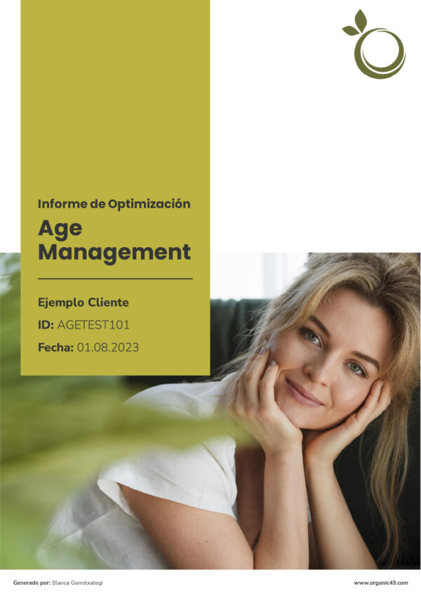 TEST EPIGENÉTICO AGE MANAGEMENT