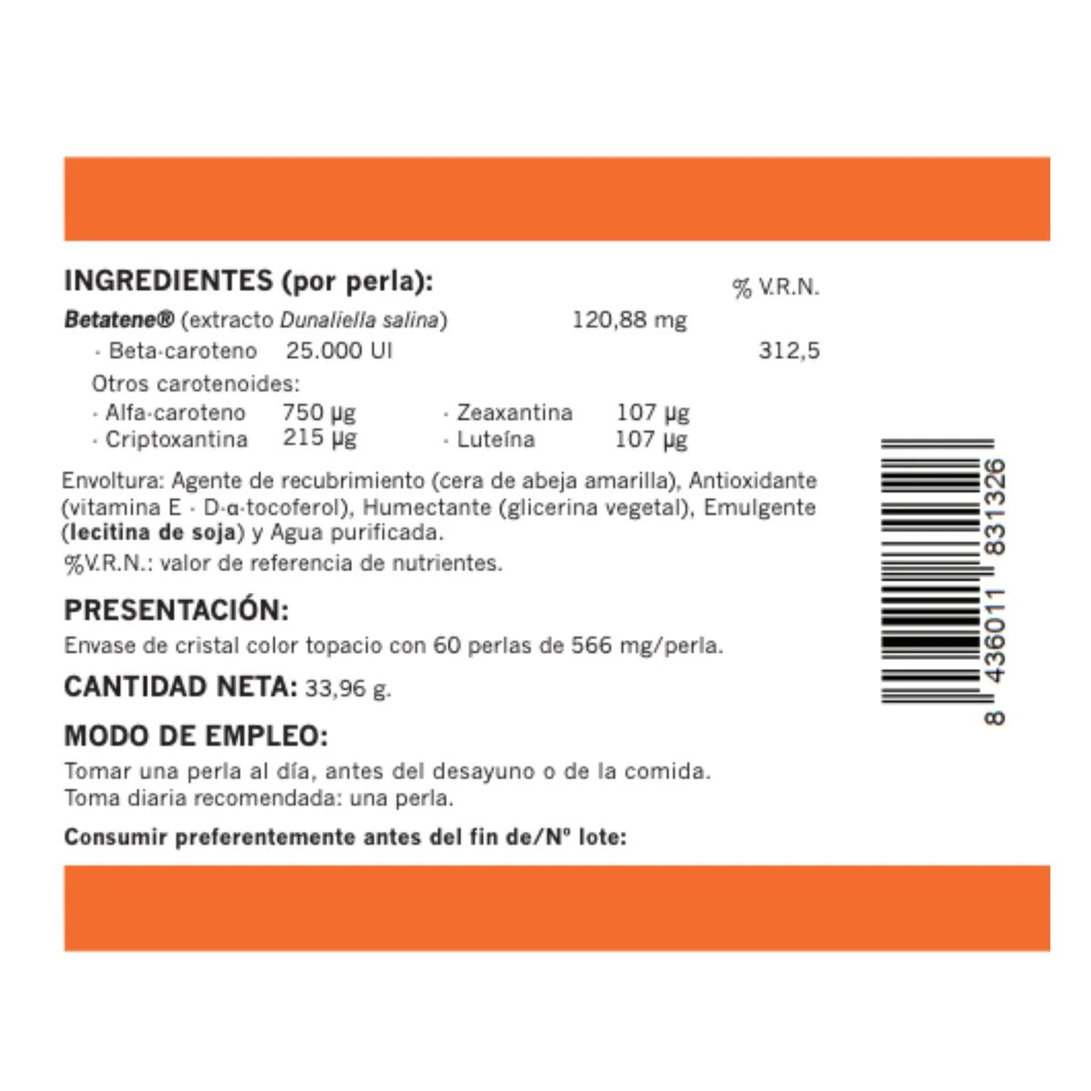 Beta Carotene - Imagen 5